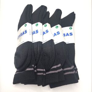 BOMBAS Unisex Calf Socks - 5 Pairs, XLarge (Men's 13.5-17)